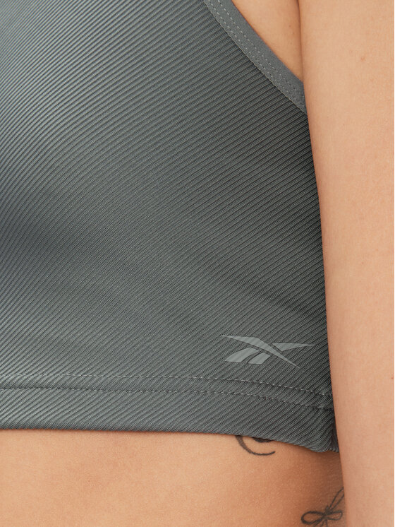 Reebok Reebok Marškinėliai Yoga Performance IM4044 Pilka Fitted Fit