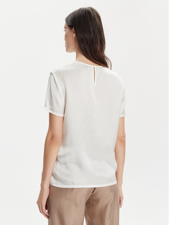 Marella Marella T-shirt Hobby 2413111161 Bijela Regular Fit