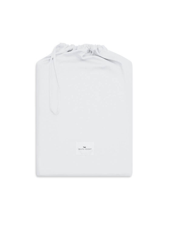 White pocket White pocket Komplet pościeli z falbanką Biały