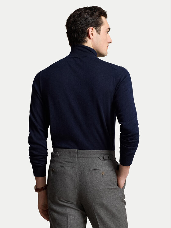 Polo Ralph Lauren Polo Ralph Lauren Krekls ar augstu apkakli 710946145001 Tumši zils Regular Fit