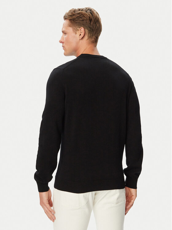 Lacoste Lacoste Sweter AH1985 Czarny Regular Fit