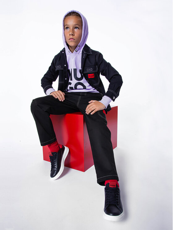 Pantaloni di tessuto Hugo