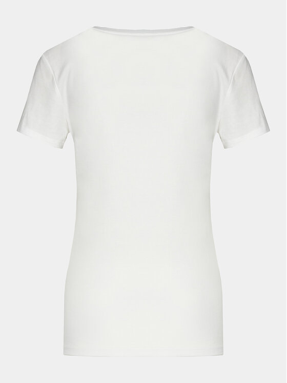 Gap Gap Marškinėliai 268820-06 Balta Regular Fit