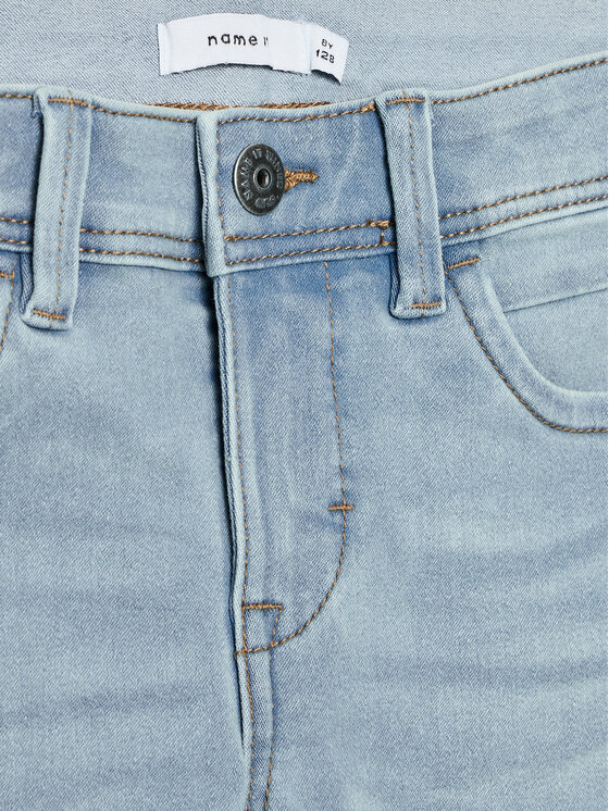 NAME IT NAME IT Kratke traperice 13150022 Plava Slim Fit