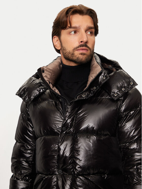 Hetregó Hetregó Vatovaná bunda Justin 8N562 Černá Regular Fit