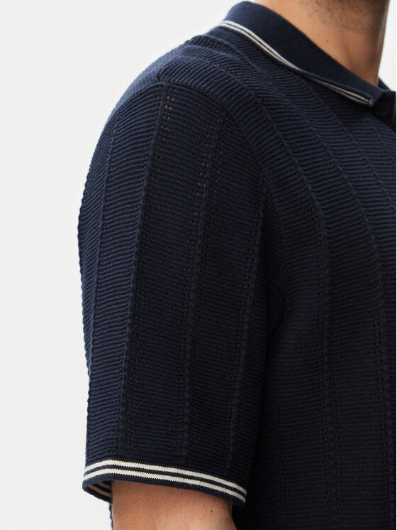 Jack & Jones Jack & Jones Polo 12295405 Granatowy Regular Fit