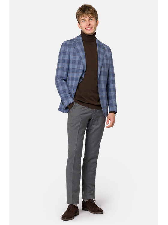 Lancerto Lancerto Marynarka Steveley MA131223000014 Niebieski Slim Fit