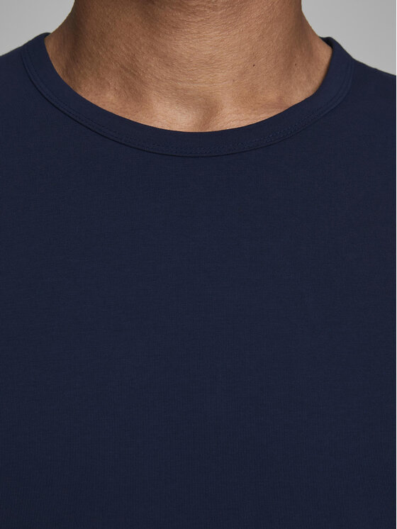 Jack&Jones Jack&Jones Majica Basic 12058529 Mornarsko modra Stretch Fit