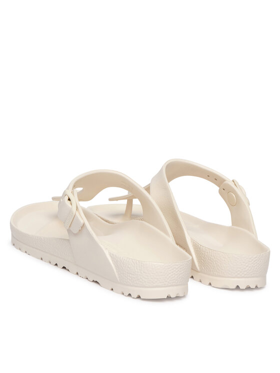 Birkenstock Birkenstock Šlepetės per pirštą Gizeh Eva 1031278 Balta