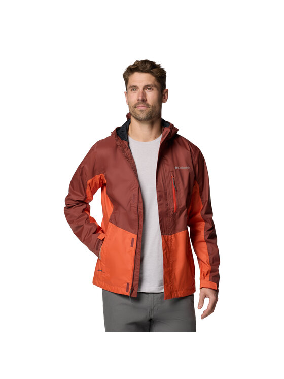 Columbia Columbia Kurtka przejściowa Columbia Pouring Adventure III Jacket Czerwony Regular Fit