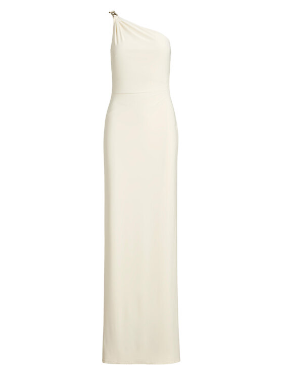 LAUREN RALPH LAUREN LAUREN RALPH LAUREN Vakarinė suknelė 253980922003 Kreminė Slim Fit