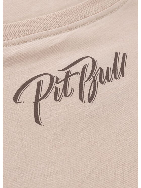 PITBULL PITBULL T-Shirt AUTOMATIC Beżowy Regular Fit