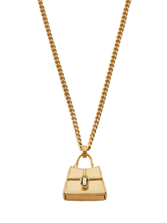Marc Jacobs Marc Jacobs Ogrlica The St. Marc Cuban-Link Chain Necklace 2F3JNC001J37 Zlatna