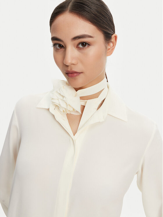 Marella Marella Marškiniai Cabiria 2523116071 Balta Regular Fit
