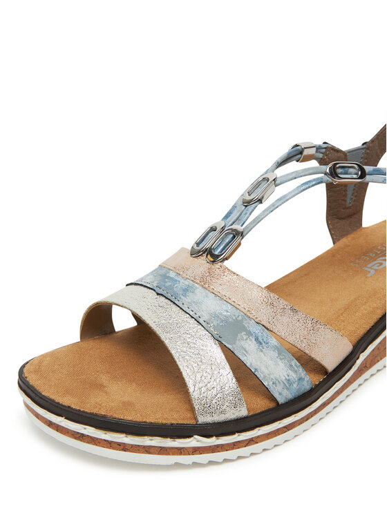 Rieker Rieker Sandalen V36G4-40 Blau