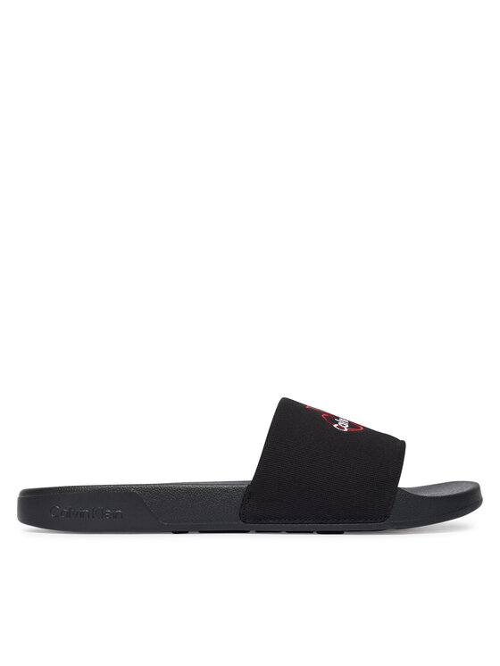 Calvin Klein Calvin Klein Şlapi Ess Slide Cv YM0YM01393 Negru