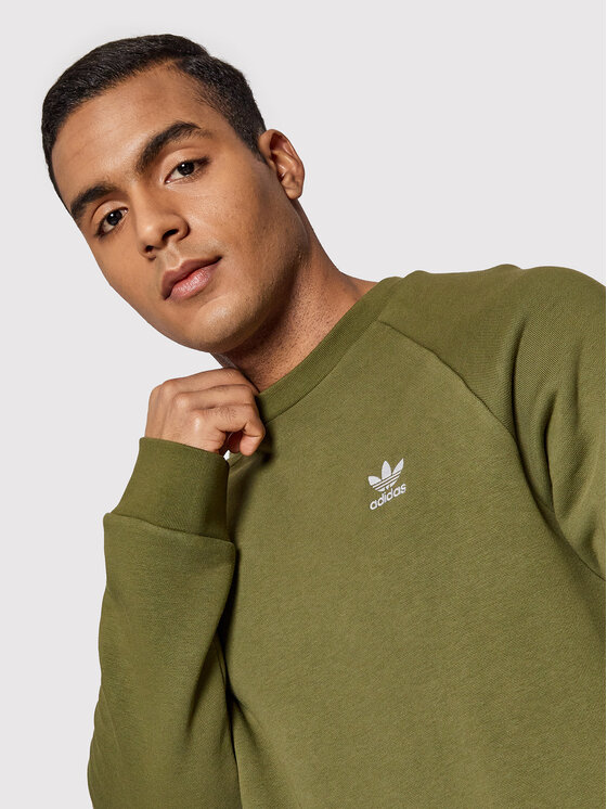 Felpa adicolor Essentials Trefoil H65674 Verde