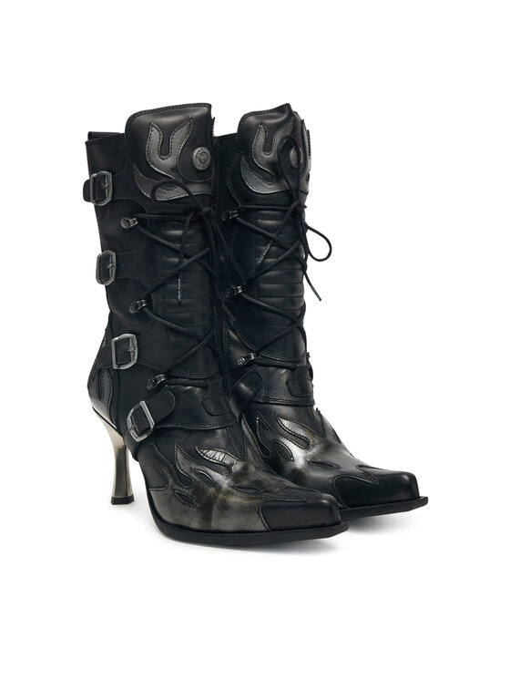 NEW ROCK NEW ROCK Aulinukai M-9591-S3 Juoda