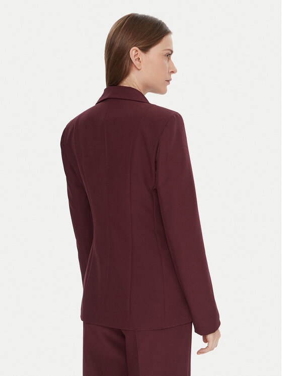 Maryley Maryley Pintsak 25IB139/43BU Bordoopunane Regular Fit