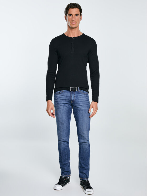 BIG STAR BIG STAR Koszula ICARUS Czarny Slim Fit