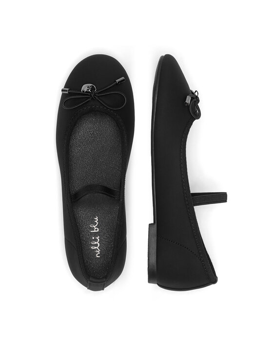 Nelli Blu Nelli Blu Balerinke CS23350-01 Črna
