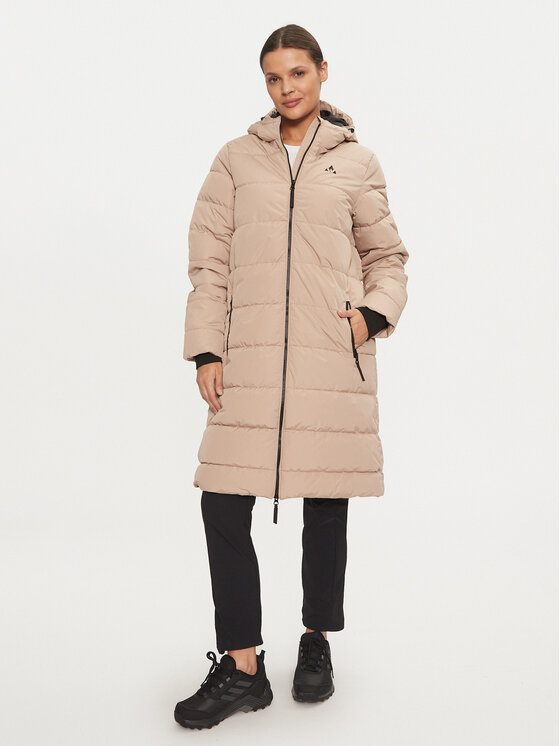 Whistler Whistler Μπουφάν χειμωνιάτικο Amaret W Long Puffer W234603 Μπεζ Regular Fit