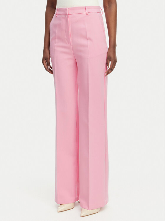 Morgan Pantaloni din material 261-PMAKI.F Roz Regular Fit