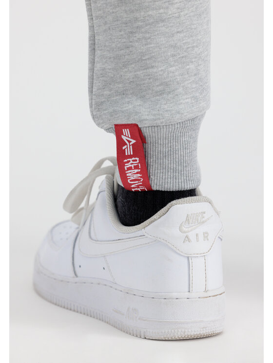 Alpha Industries Alpha Industries Joggery Basic Small Logo Jogger Szary Slim Fit