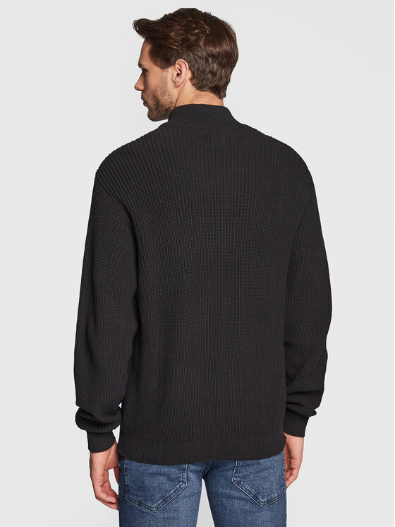 Cardigan Gunnar 212099 Nero Regular Fit