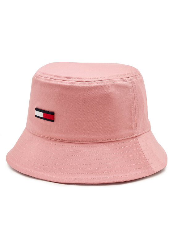 Pălărie Tommy Jeans Tjw Elongated Flag Bucket Hat AW0AW16381 Roz