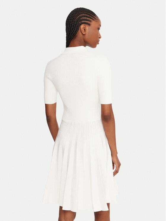 Lacoste Lacoste Kasdieninė suknelė EF5803 Écru Regular Fit