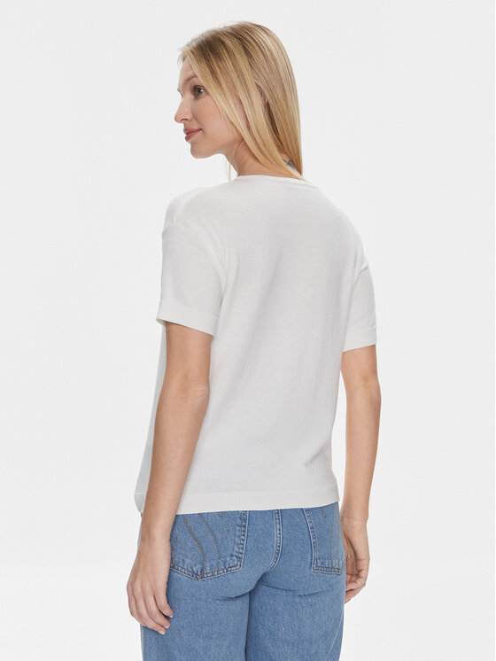 United Colors Of Benetton United Colors Of Benetton Marškinėliai 103CD102M Balta Regular Fit