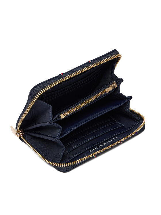 Tommy Hilfiger Tommy Hilfiger Pénztárca Th Icon Med Za Nylon Corp AW0AW17953 Kék