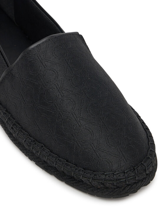 Calvin Klein Calvin Klein Εσπαντρίγιες Flat Espadrille - Jacq HW0HW02467 Μαύρο