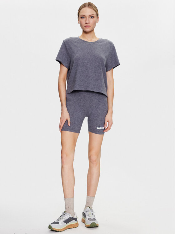 T-shirt Ypawood YPA02GE23 Grigio Relaxed Fit