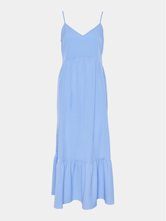 Pieces Pieces Rochie de vară Sade 17146543 Albastru Wide Fit