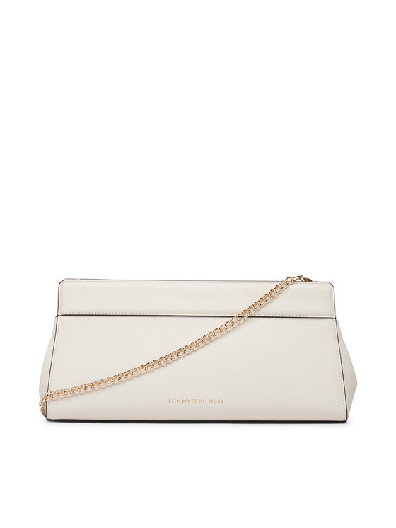 Tommy Hilfiger Tommy Hilfiger Torbica Th Modern Clutch AW0AW18727 Krem