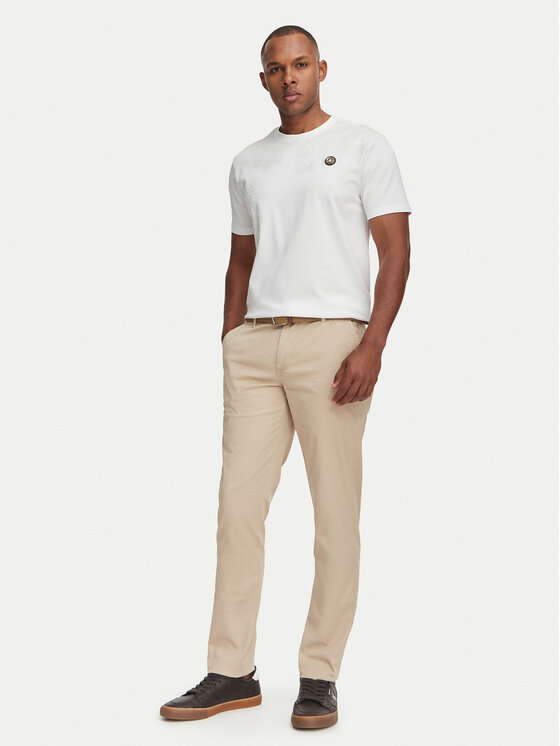 Beverly Hills Polo Club Beverly Hills Polo Club Chinosy P-SS26M -T450311 Beżowy Regular Fit