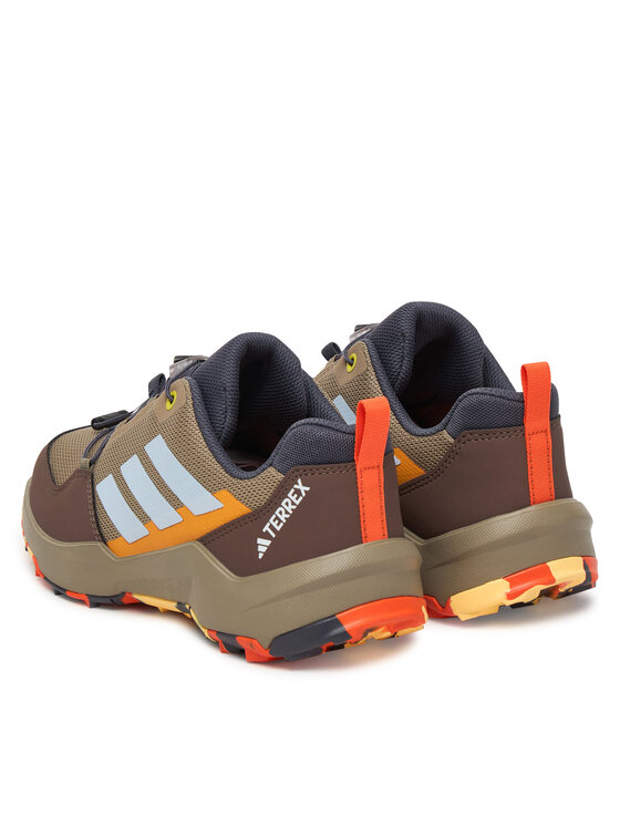 adidas adidas Trekingová obuv Terrex Ax4S Speed Lacing JR9060 Kaki