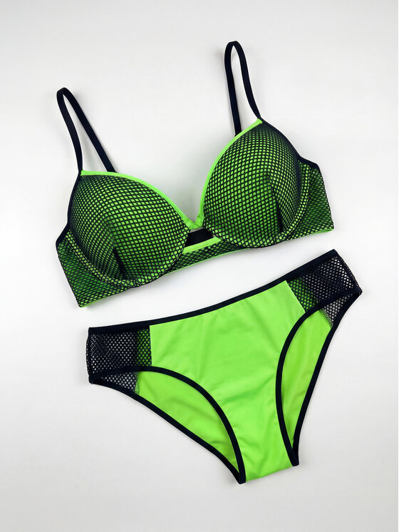 Miss Lou Miss Lou Bikini ML054 Zielony