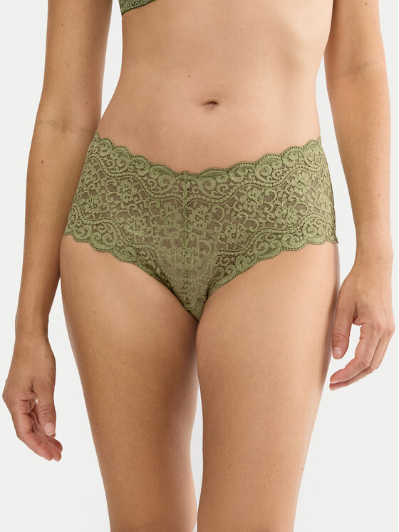 Triumph Triumph Klasične spodnje hlačke z visokim pasom Amourette 10210675 Zelena