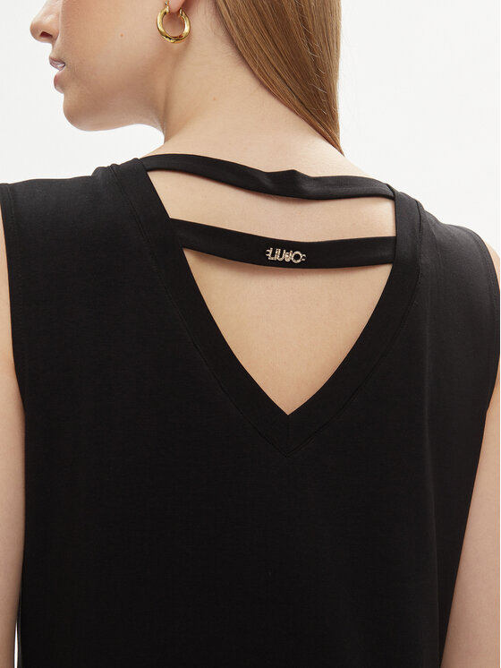 Liu Jo Sport Liu Jo Sport Haljina za svaki dan TA4262 JS088 Crna Regular Fit