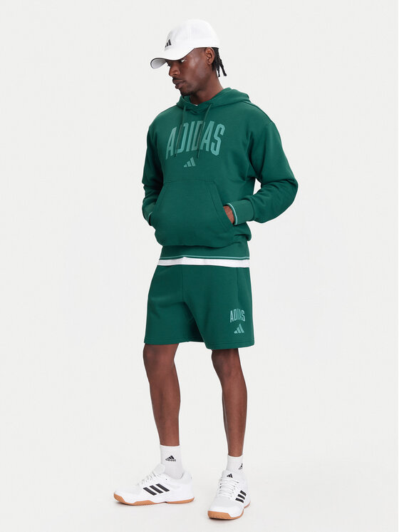 adidas Pantaloni scurți sport Collegiate JM1727 Verde Regular Fit