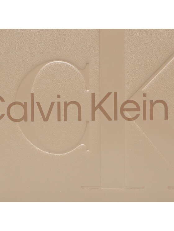 Calvin Klein Jeans Set Camera Crossbody Bag Bela - Torbice Športne