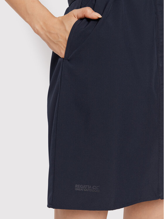 Regatta Regatta Sukienka codzienna Highton Stretch RWD042 Granatowy Regular Fit