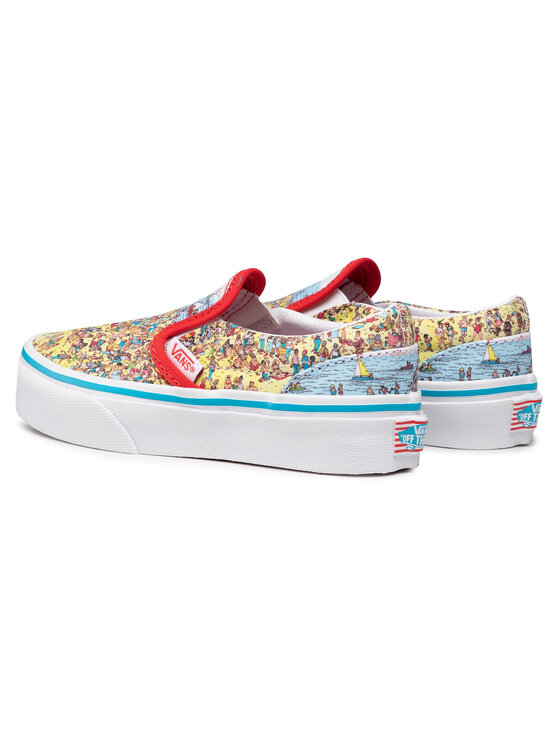 Vans Vans Tenis superge Classic Slip-On VN0A4BUT3WO1 Pisana