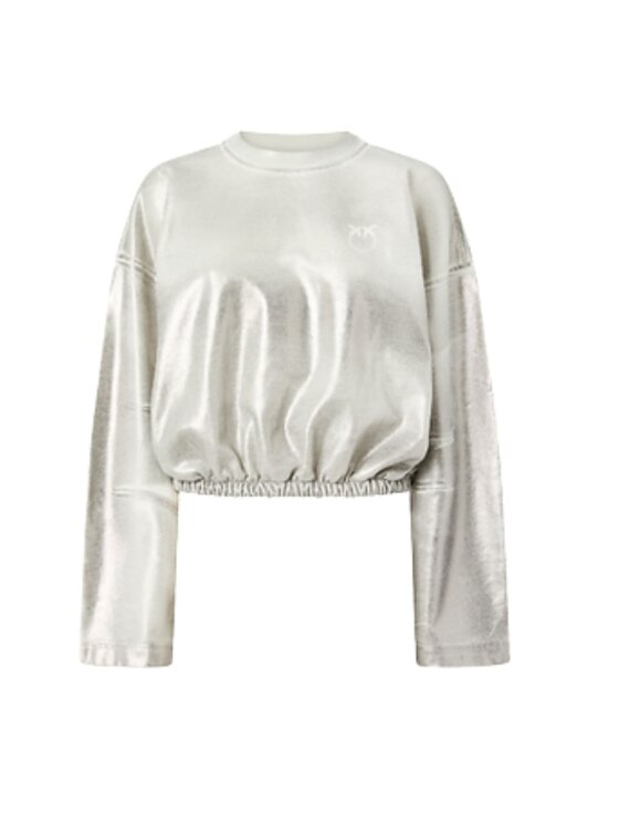PINKO PINKO Μπλούζα Libero maglia felpa Ασημί Regular Fit