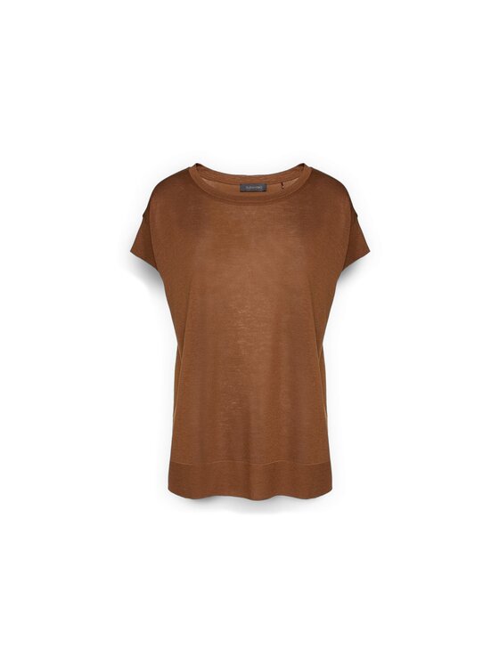 Elena Mirò Elena Mirò T-shirt G089Z000784N022 Marrone Regular Fit