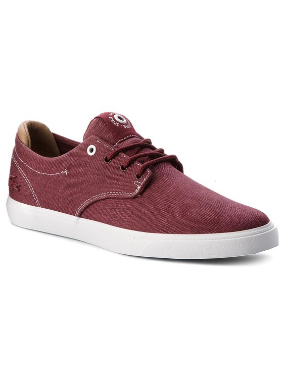 Lacoste Tenisowki Esparre 118 2 Cam 7 35CAM0024RD3 Bordowy Modivo.pl