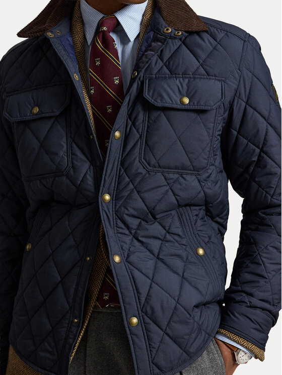 Polo Ralph Lauren Polo Ralph Lauren Demisezoninė striukė 710977955003 Tamsiai mėlyna Regular Fit